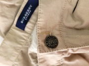 Spodnie BURBERRY piaskowe na upały 