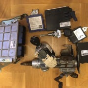  Toyta Verso sterowniki silnika, stacyjka, klucze 
