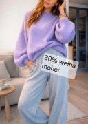 Shopping Center 9 sweter jelly berry wełna moher roz.uniwer.