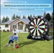 Piłkarski Dart dmuchany 3x3m mega duży - nowy
