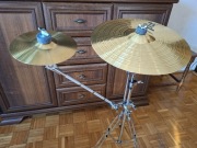 Talerz Paiste PST3 Crash 14" + Echo splash 10" + gniazdo statywu PP STX