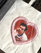Torba bawełniana torebka tote bag cotton bawełna beżowa Harry Styles