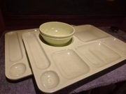 Tace i miseczki koreańskie do serwowania jedzenia z melaminy dla 2 osób