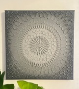 Nowoczesny Obraz na płótnie Strukturalny Minimalistyczny 3D