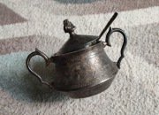 Mosiężna cukiernica Indie XX w. VINTAGE