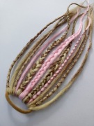 Dredy w gumce doczepy dredloki peruka warkoczyki zagęszczanie włosów treska