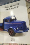 KATALOG MINICHAMPS 2003 EDYCJA 2 - 29 STRON