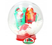 SENCE zestaw prezentowy ŚWIĄTECZNY MIKOŁAJKI 4SZT KOSMETYKI KULA ŚNIEŻNA