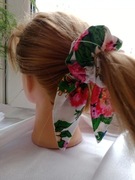 Gumka bawełniana w kwiaty