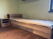 Komplet mebli młodzieżowych z Agata Meble łóżko biurko komoda szafka