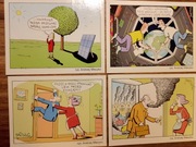 4 naklejki  Rysunki - A. Mleczko