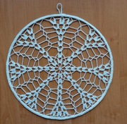 ŁAPACZ SNÓW SERWETKA ZAWIESZKA SZYDEŁKOWA 30 CM 