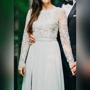 Suknia ślubna, własny projekt, ZMYSŁOWA