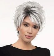 Peruka szaro biała 