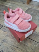 Buty Puma Courtflex v3 mesh kolor brzoskwiniowy r. 22