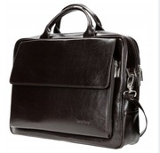 Torba skórzana na laptopa Wojas