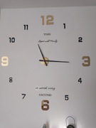 Zegar ścienny klejony 