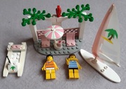 Lego 6401 Seaside Cabana Plaża +Instrukcja