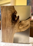 Elegancka deska do serwowania z orzecha włoskiego z żywica