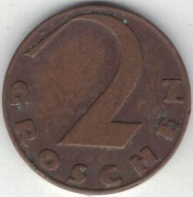 Austria 2 groschen 1927 - 19 mm - nr 1