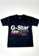 T-shirt G-Star RAW 6lat 116cm Czarna czerń #1319