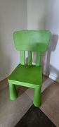 Krzesełko Mamut ikea zielone
