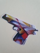 SUPREME Gun Gloc SS16 naklejka 