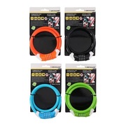 ZAPIĘCIE ROWEROWE SPIRALNE NA SZYFR 10MMx65CM DUNLOP 