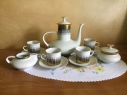 Freiberg Colditz -  porcelanowy serwis kawowy lata 60.
