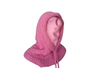 Kominiarka, Balaklawa, Komin z kapturem, Handmade z Alpaki i Jedwabiu