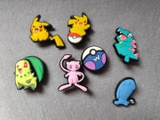 Przypinki do butów  crocs 7sztuk  pokemon pikachu