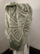 Wielofunkcyjny turecki ręcznik bawełniany 100x180 zieleń