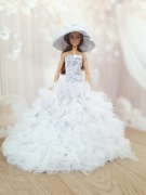 Ubranko dla lalki suknia 