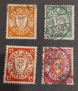 DANZIG  - 1924r - 4 sztuki