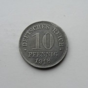 5 # Niemcy 10 Pfennig 1918  Wilhelm 2  bzm cynk