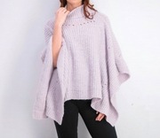 Piękny NOWY jesienny sweter ponczo narzutka golf Reserved kradigan