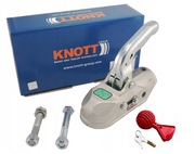 Zaczep kulowy KNOTT K27-A M12 2700kg Rura 50mm Żeliwny