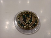 Coin JW AGAT, 50 mm.