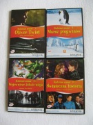 4 DVD Rodzinne seanse: Oliver Twist, Marsz pingwinów, Świąteczna historia