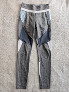 Szare spodnie legginsy sportowe Souluxe Matalan 128 jak nowe