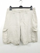 Spodenki szorty cargo lniane męskie Matinique S M 100% len