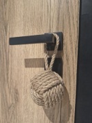 Odbojnik Ogranicznik Ochraniacz ściany Stoper Gałka Kula do drzwi z juty