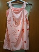 Różowy szlafroczek kąpielowy