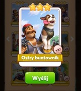 Ostry buntownik / Coin Master karty