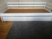 Łóżko sosnowe białe 80x190 bez materaca