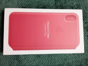 iPhone Xs Max Leather Folio różowy,  skórzany