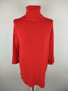 Półgolf sweter sweterek oversize czerwony damski S