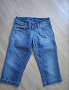 Spodnie jeans rybaczki Jukon w28
