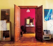 Dwuskrzydłowe drzwi z framugą po renowacji 120 lat