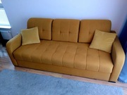 Solidna sofa z funkcją spania, sprężyny bonel i faliste + pianka hr